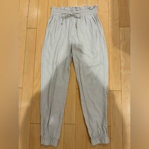 Abercrombie & Fitch Women Off White Cream Joggers